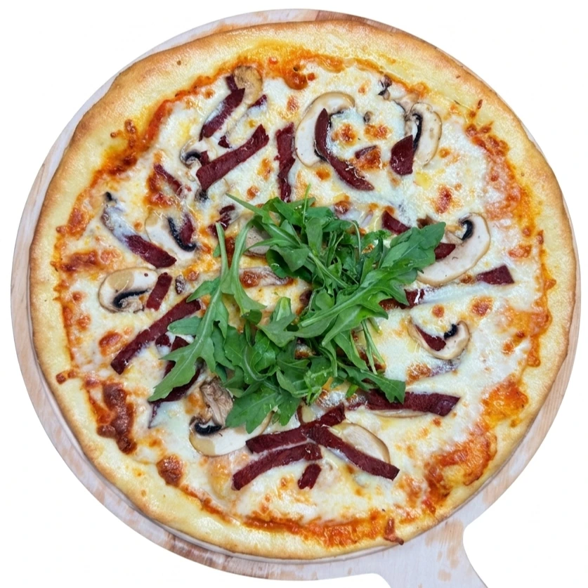 Qo'ziqorinli go'shtli pizza (40 sm)