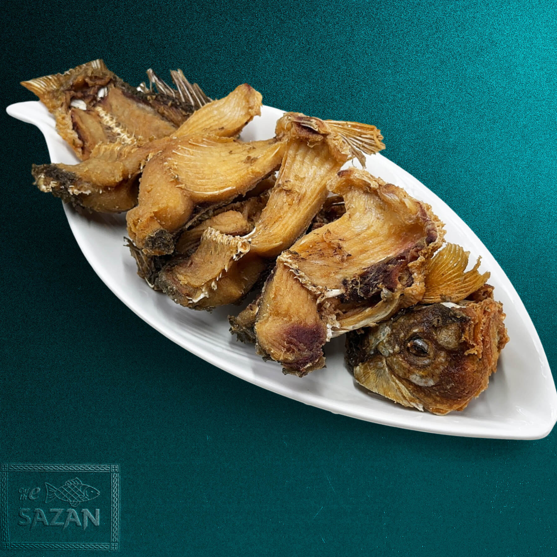 Sazan unsiz qovurilgan  (kallasiz) 1 kg