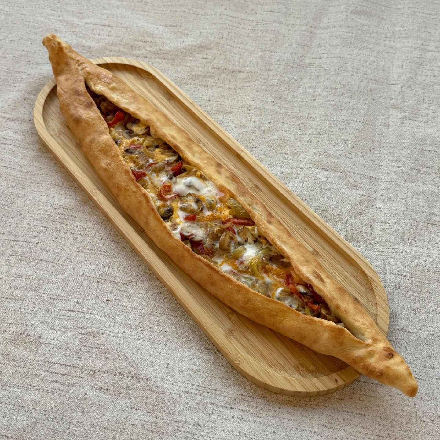 Kusbasili yumurtali pide