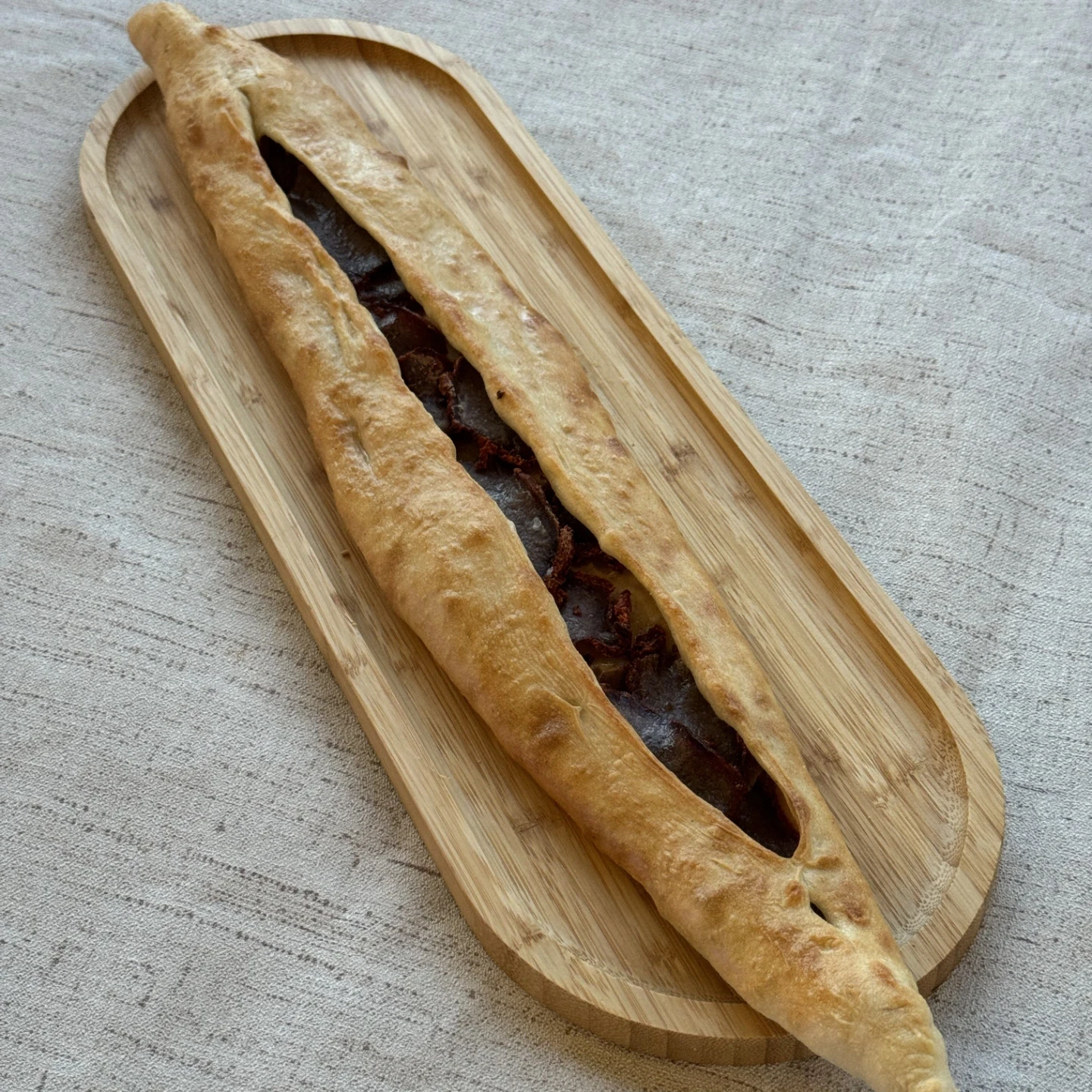 Pastırmalı pide