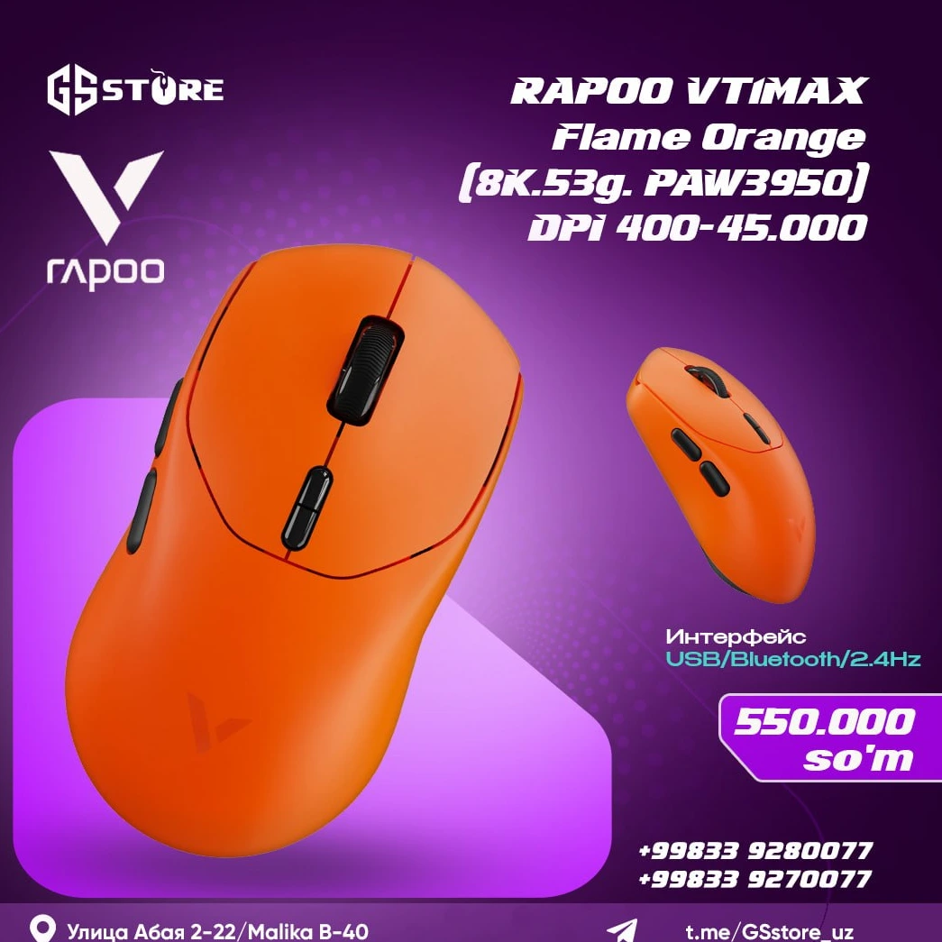 RAPOO VT3PRO MAX