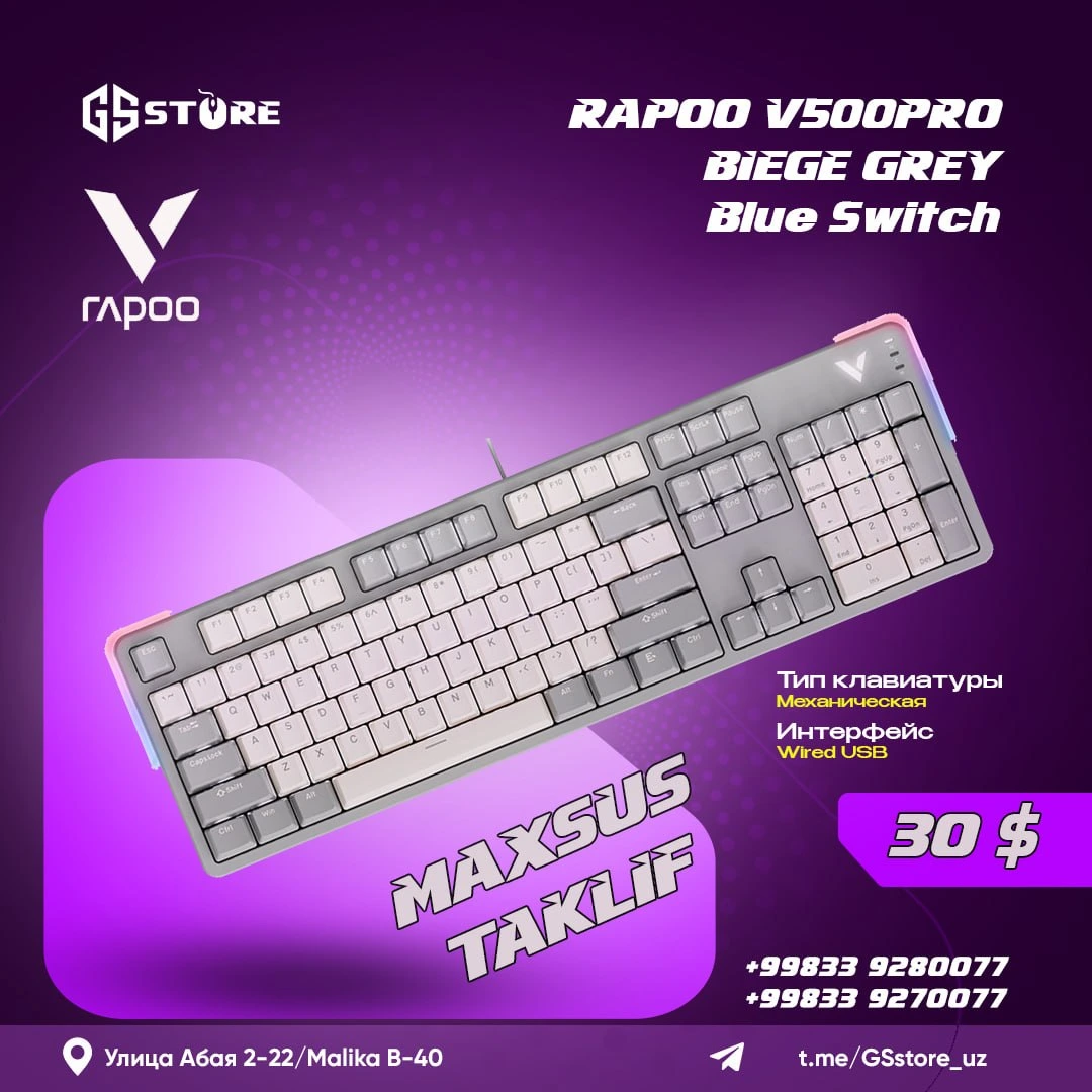 RAPOO V500PRO