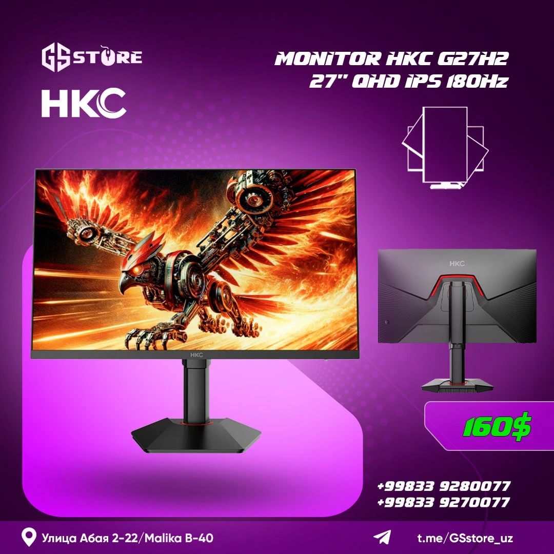 HKC G27H2 QHD IPS 180Hz