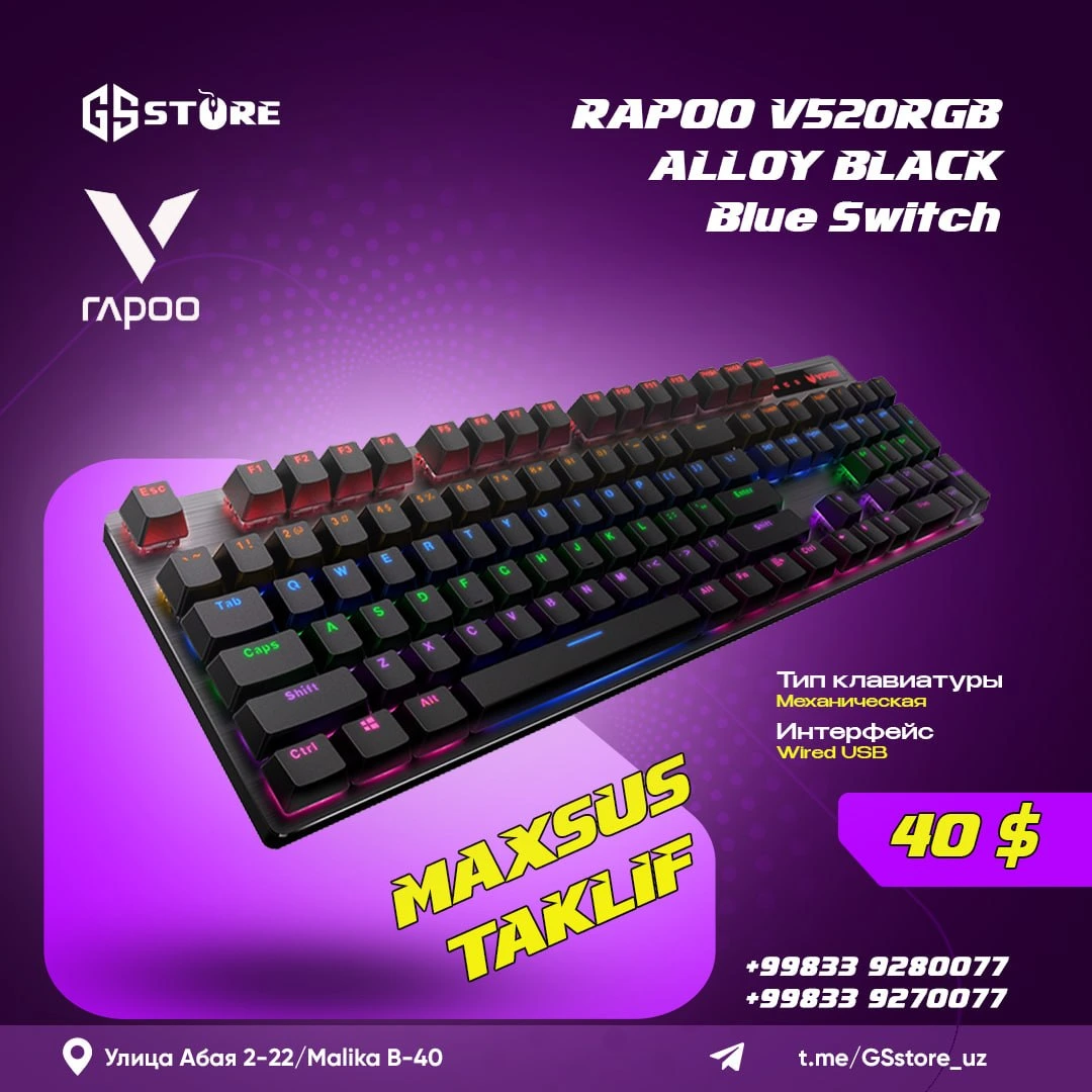 RAPOO V520RGB